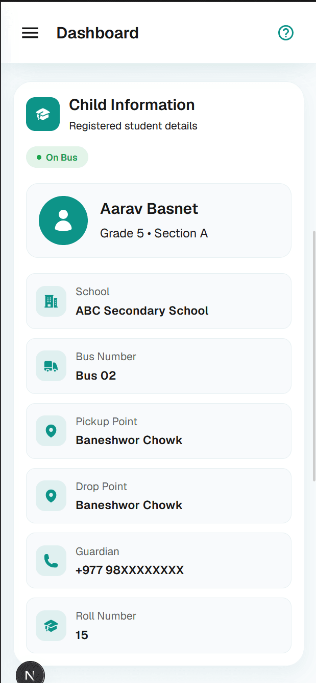 Student Profile