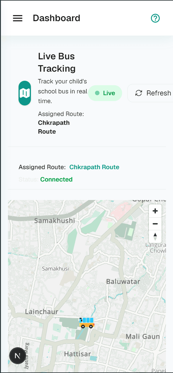 Live GPS Tracking